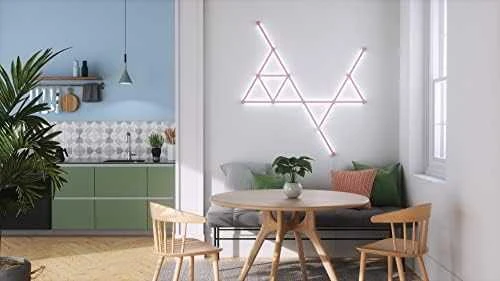 Nanoleaf Lines Skin Rožinė Matte 9pcs (Ekspozicinė prekė)