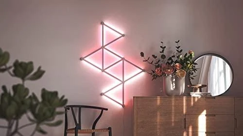 „Nanoleaf Lines“ pradinis rinkinys (15 panelių) 16 mln.+ spalvų
