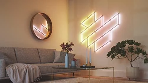 „Nanoleaf Lines“ pradinis rinkinys (15 panelių) 16 mln.+ spalvų