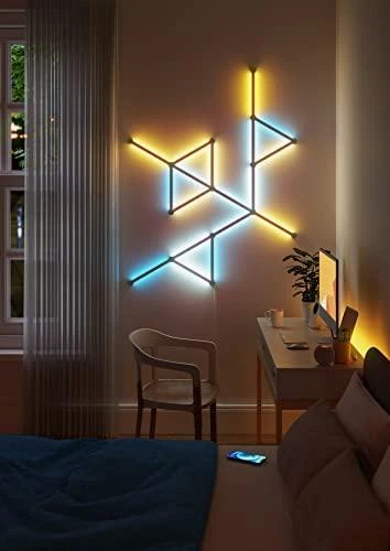 „Nanoleaf Lines“ pradinis rinkinys (15 panelių) 16 mln.+ spalvų