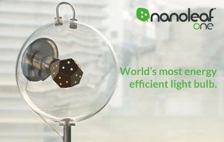 Nanoleaf One LED lemputė E27, 1200 liumenų, 3000K, balta (NL02-1200WN240E27)