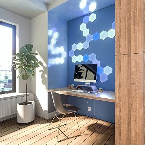Nanoleaf Nanolapis | Formos šešiakampis - Išplėtimo paketas (3 plokštės) | 16M+ spalvų