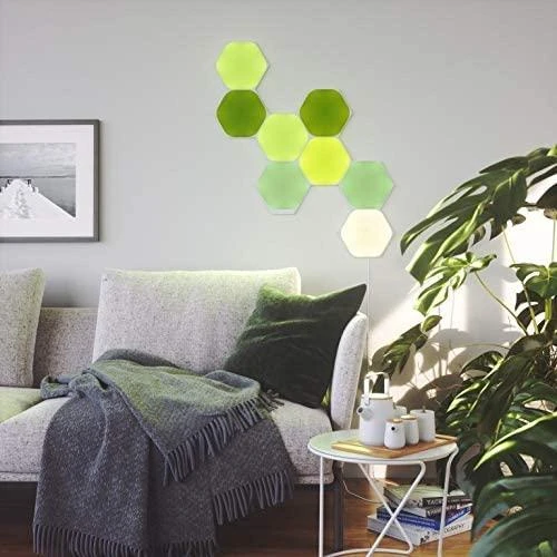 Nanoleaf Nanolapis | Formos Hexagons Starter Kit (9 plokštės) | 16 mln.+
