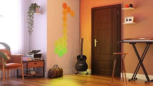 Nanoleaf Nanolapis | „Shapes Hexagons Smarter Kit“ (15 plokščių) | 16 mln.+