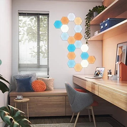 Nanoleaf Nanolapis | „Shapes Hexagons Smarter Kit“ (15 plokščių) | 16 mln.+