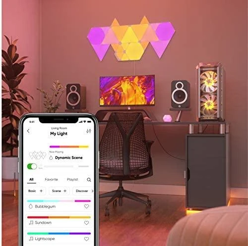 Nanoleaf Shapes Triangle, praplėtimo rinkinys (3 dalių)