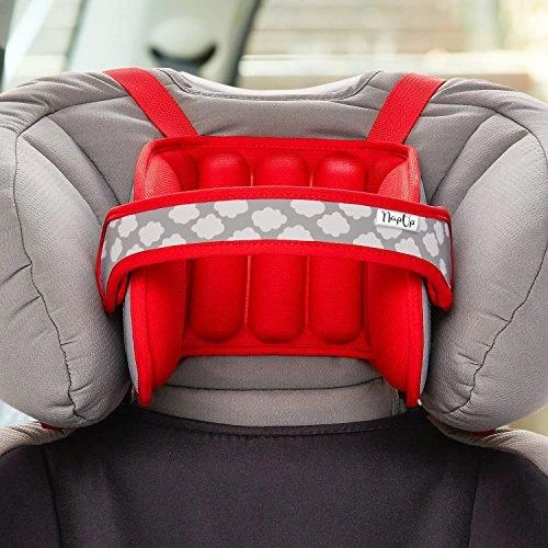 NapUp Galvos juosta laikanti galvą automobilinėje kėdutėje - raudona