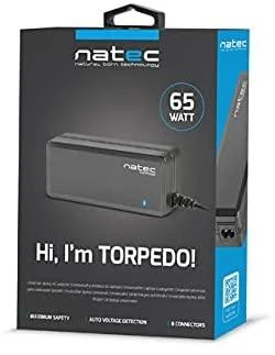 NATEC NZU-0990 Universal Nešiojamas kompiuteris AC Adapteris Torpedo UNI-70 juodas