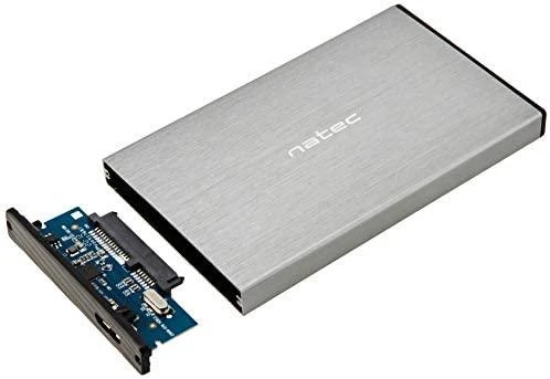 NATEC NKZ-1281 išorinis korpusas RHINO GO 2,5" SATA USB 3.0 pilkas