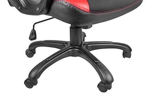 Žaidimų kėdė Genesis Nitro 330 Gaming Chair, Juoda-raudona