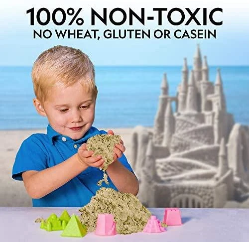 National Geographic kinetinio smėlio rinkinys, rudas