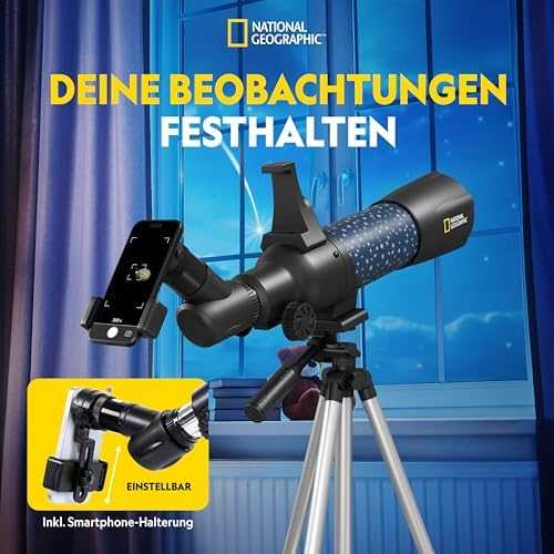 Bresser Teleskopas su virtualios realybės programėle NATIONAL GEOGRAPHIC 140x