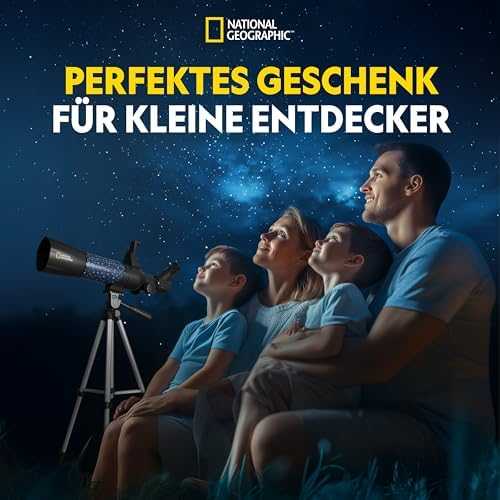 Bresser Teleskopas su virtualios realybės programėle NATIONAL GEOGRAPHIC 140x