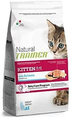 Natural Trainer Cat Kitten lašiša kačiukams su lašiša 1.5kg (6)