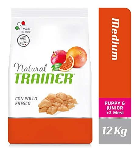 Natural Trainer PUPPY/JUNIOR MEDIUM (Vištiena) 12kg