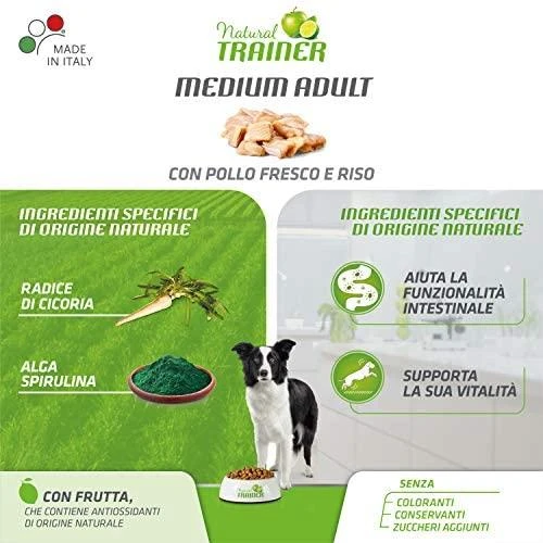 Natural Trainer ADULT MEDIUM (Vištiena) 12kg