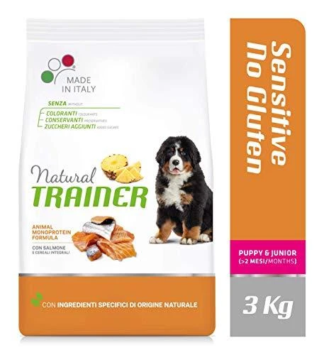 NT DOG SENSITIVE NO GLUTEN PUPPY&amp;JUNIOR M/M SALMON (lašiša) 3kg