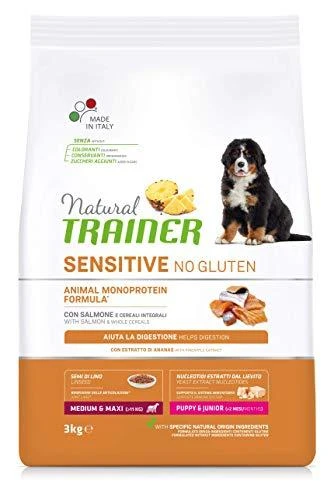 NT DOG SENSITIVE NO GLUTEN PUPPY&amp;JUNIOR M/M SALMON (lašiša) 3kg