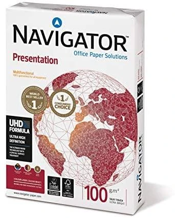 Biuro popierius Navigator, A4, 100g, 500 lapų
