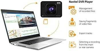Navitel | R250 DUAL | Full HD | Dash Cam su papildoma galinio vaizdo kamera