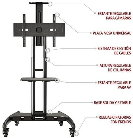 TV laikiklis ant ratų NB AVA1500-60-1P 32-75"