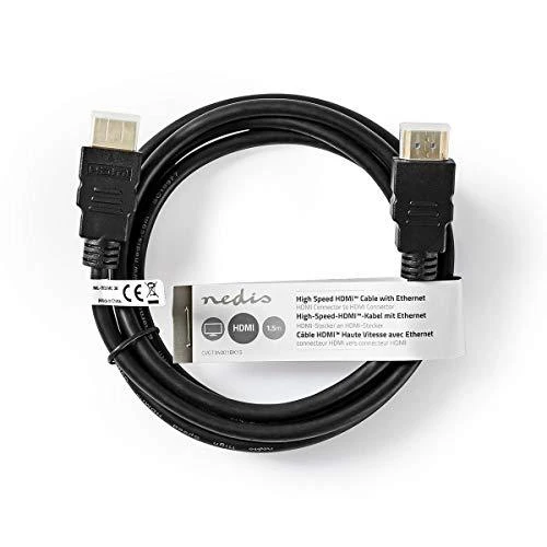 Nedis HDMI didelės spartos kabelis su 1,5 m eternetu [FullHD (1920x1080)]