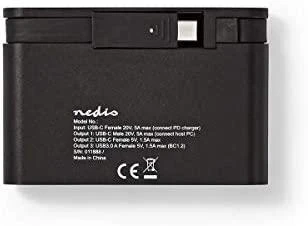 Nedis USB adapteris USB 3.1 USB Type-C™ USB Type-A / USB Type-C™ / 1x VGA, juodas