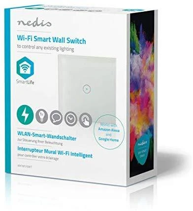 Nedis WiFi Smart Light Switch (WIFIWS10WT) – paprasta