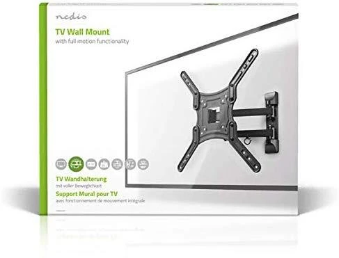 Nedis TVWM1530BK televizoriaus laikiklis 139,7 cm (55") Juoda