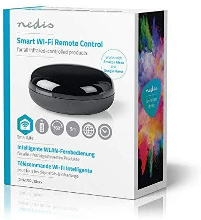 Nedis WLAN išmanusis universalus nuotolinio valdymo pultas (WIFIRC10CBK) – infraraudonųjų spindulių