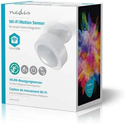 Nedis WiFi išmanusis judesio detektorius (WIFISM10CWT) – laidinis, vidaus, Euro / Type C kištukas