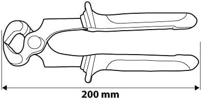 Szczypce 200 mm priekinės replės