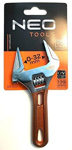 Neo Klucz Trumpas reguliuojamas veržliaraktis 139 mm, diapazonas 0–32 mm