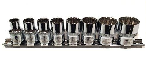 Nasadki, 1/2" antgalių rinkinys, 8 vnt.