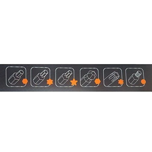 Neo Tools 38 dalių Torx ir Spline antgalių rinkinys su TUV sertifikatu