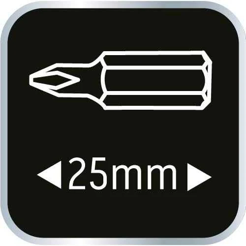 Neo Tools Koncówki Atsuktuvų antgalių rinkinys su laikikliu, 99 vnt.