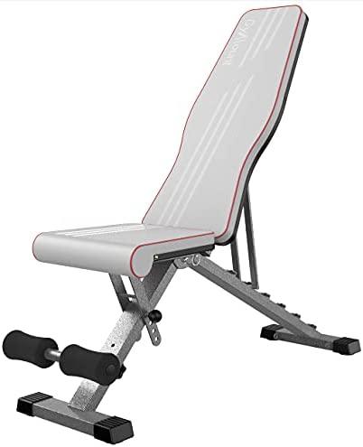 Nuožulnus suoliukas pratimams su espanderiais ir hanteliais Neo-Sport NS-07