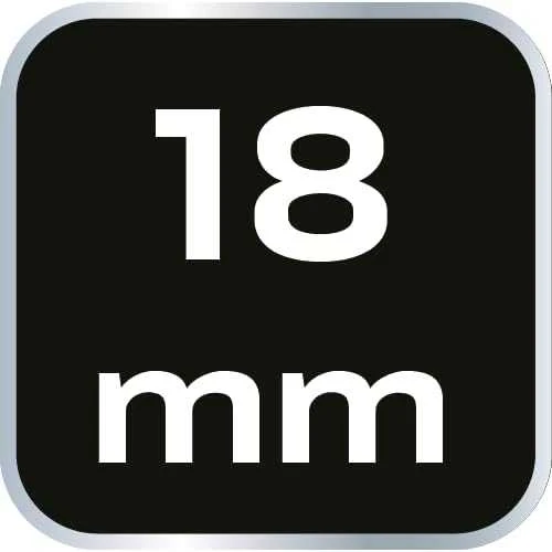 Klucz Kombinuotas raktas su terkšle ir jungikliu 18 mm