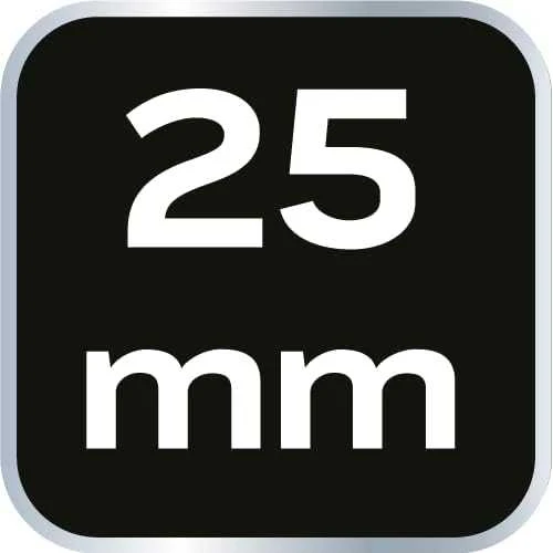 Klucz 25 mm reketinis kombinuotas raktas su jungikliu