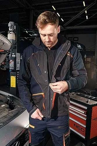 Bluza, „Neo Garage Work“ džemperis, 100 % plyšimui atspari medvilnė, S dydis