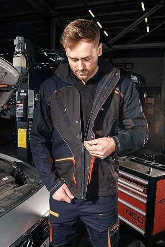 Bluza, „Neo Garage Work“ džemperis, 100 % plyšimui atspari medvilnė, L dydis