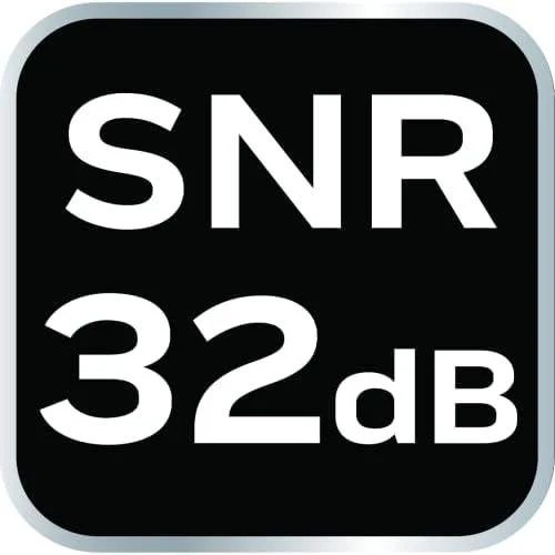 SNR 32dB garsą slopinantis informacinis ženklas