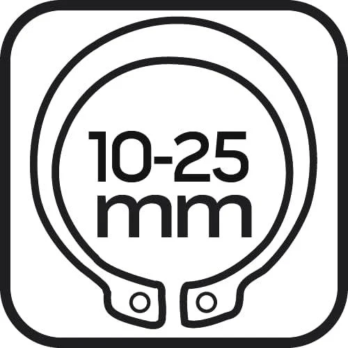 Szczypce Žiedinių replės 230 mm, išorinės, tiesios