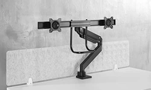 Laikiklis Neomounts NM-D775DX dvigubo monitoriaus rankena, juoda