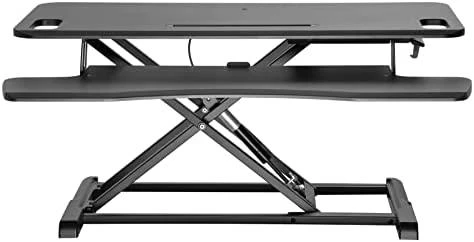 Laikiklis „NEOMOUNTS BY NEWSTAR WORKSTATION“ – SĖDIMO-STOVIMO DARBO VIETA (AUKŠČIO REGULIAVIMAS: 11–51 CM)