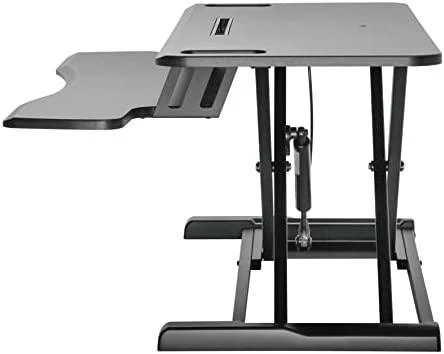 Laikiklis „NEOMOUNTS BY NEWSTAR WORKSTATION“ – SĖDIMO-STOVIMO DARBO VIETA (AUKŠČIO REGULIAVIMAS: 11–51 CM)