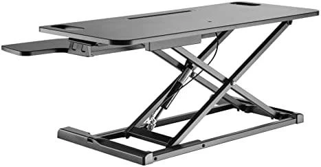 Laikiklis „NEOMOUNTS BY NEWSTAR WORKSTATION“ – SĖDIMO-STOVIMO DARBO VIETA (AUKŠČIO REGULIAVIMAS: 11–51 CM)
