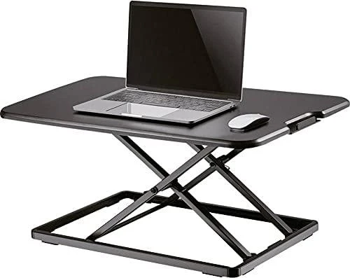 „Neomounts NEWSTAR WORKSTATION“ – SĖDIMO-STOVIMO DARBO VIETA (AUKŠČIO REGULIAVIMAS: 4–40 CM), Juodas