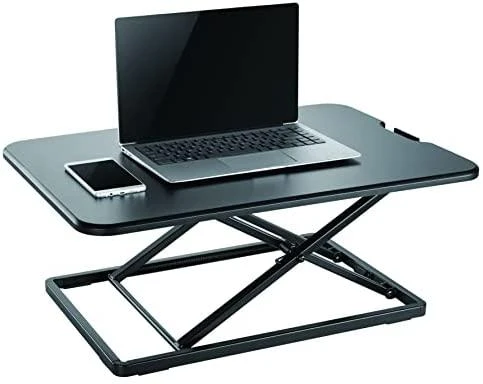 „Neomounts NEWSTAR WORKSTATION“ – SĖDIMO-STOVIMO DARBO VIETA (AUKŠČIO REGULIAVIMAS: 4–40 CM), Juodas