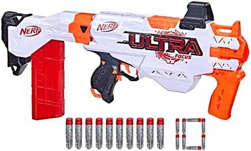 Hasbro Nerf Ultra Focus Big Gun rinkinys + ZA5182 putų polistirolo kulkos